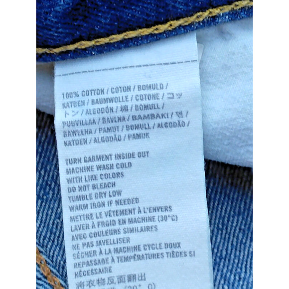 Hollister Mens Jeans 28x30 Palm Canyon Skinny Low Rise Button Fly Medium Wash - Picture 9 of 9